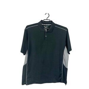 Champion Performax Polo Shirt Men's XL Black Gray EUC